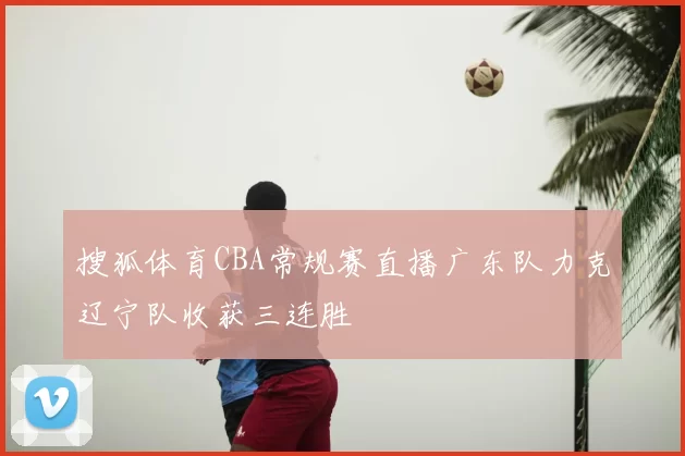 搜狐体育CBA常规赛直播广东队力克辽宁队收获三连胜